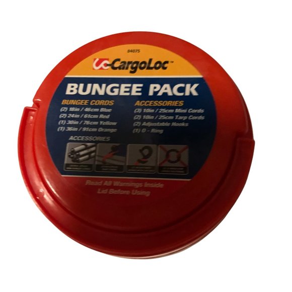 New Bungee Cords, Pack of 14 in Container, CARGOLOC, Color Coded Set - Picture 3 of 5